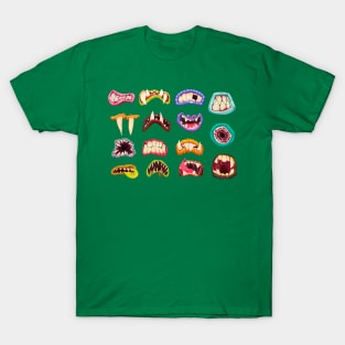 Monsters Scary Mouth Set T-Shirt